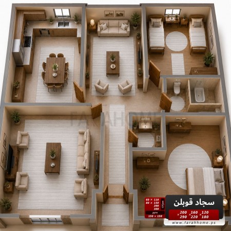  سجاد قوبلن GoBlen 220×160