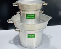 طنجرة مفتول جديد كبير طقم قطعتين