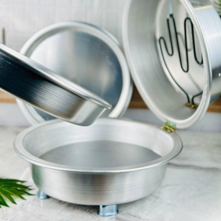 خبازة كهرباء المنيوم حجم وسط حيف عالي طنجرة خبز