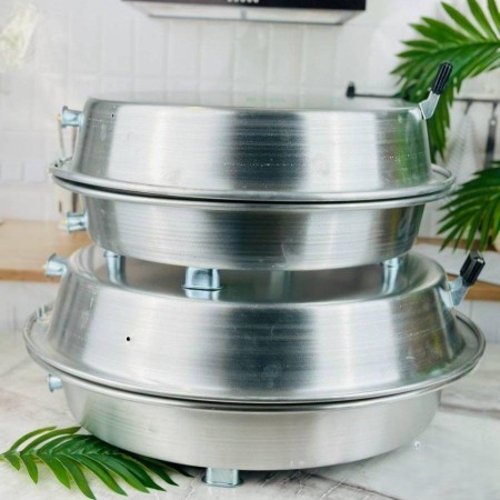 خبازة كهرباء المنيوم حجم وسط حيف عالي طنجرة خبز