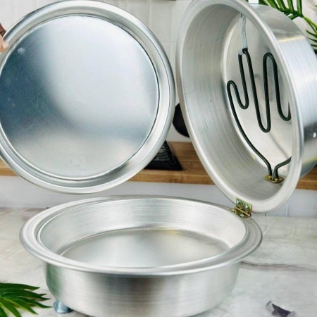 خبازة كهرباء المنيوم حجم وسط حيف عالي طنجرة خبز