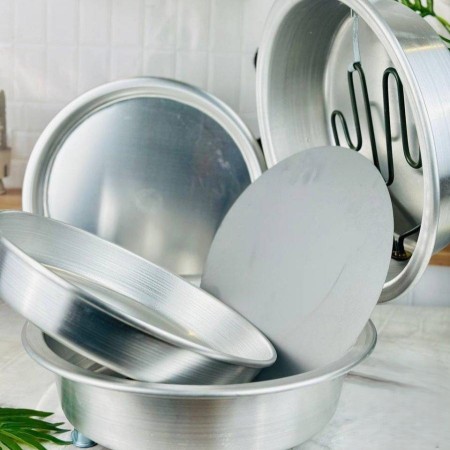 خبازة كهرباء المنيوم حجم وسط حيف عالي طنجرة خبز