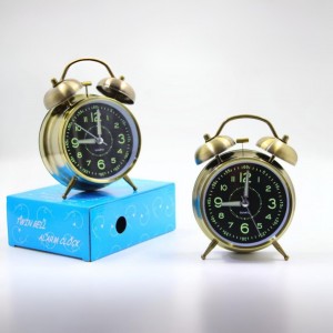 ساعة منبه مدورة كلاسيكية Y11668 