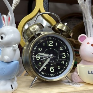 ساعة منبه مدورة كلاسيكية Y11668 