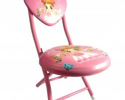 كرسي اطفال معدن مع زمور