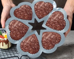 قالب كيك سيليكون شكل قلب COOK STYLE