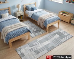 ممر سجاد امادا خيط قطن لون سكني - 80 × 150 سم - ستايل غربي AMADA Carpet