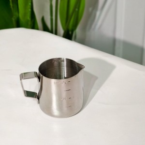 كاس تبخير - عيارات حليب عيار ستانليس 250 مل - 9 اوز MILK FROTHING كاس تبخير - عيارات حليب عيار ستانليس 250 مل - 9 اوز MILK FROTHING