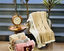 حرام مفرد مقاس 160 × 200 سم كوردروي مبطن فرو ربطه شتوي