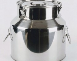 جلن /جرة زيت - حليب ستانليس 18 لتر مقاس  25 × 40 سم