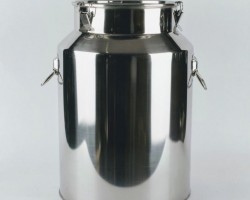 جلن /جرة زيت - حليب ستانليس 24 لتر مقاس  25 × 50 سم