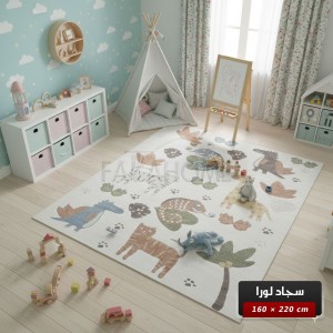 سجاد لورا رسومات اطفال 160 × 220 سم LORA carpet