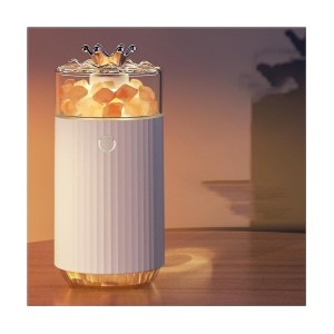 مبخرة اسطواني مع تاج فضي الكترونية