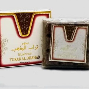 بخور ارض الزعفران 40 غم شكلاطه - تراب الذهب