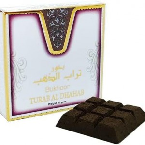 بخور ارض الزعفران 40 غم شكلاطه - تراب الذهب