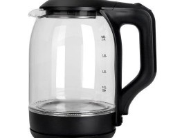 سخان ماء كهرباء زجاج شفاف سعة 2 لترRAF 7833