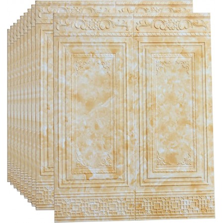 ورق جدران فوم - 70 × 90 سم لاصق ذاتي ملوكي ذهبي ورق جدران فوم - 70 × 90 سم لاصق ذاتي ملوكي ذهبي