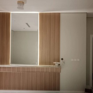 بديل خشب بلاستيك بيج غامق خشبي سمك 2 سم العرض ١٦ سم الطول ٢٩٠ سم بديل خشب بلاستيك بيج غامق خشبي سمك 2 سم العرض ١٦ سم الطول ٢٩٠ سم