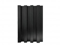 بديل خشب بلاستيك اسود مط سمك 2 سم العرض ١٦ سم الطول ٢٩٠ سم