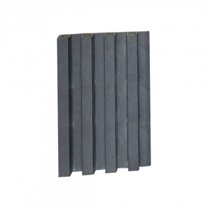 بديل خشب بلاستيك سكني غامق موشح سمك 2 سم العرض ١٦ سم الطول ٢٩٠ سم